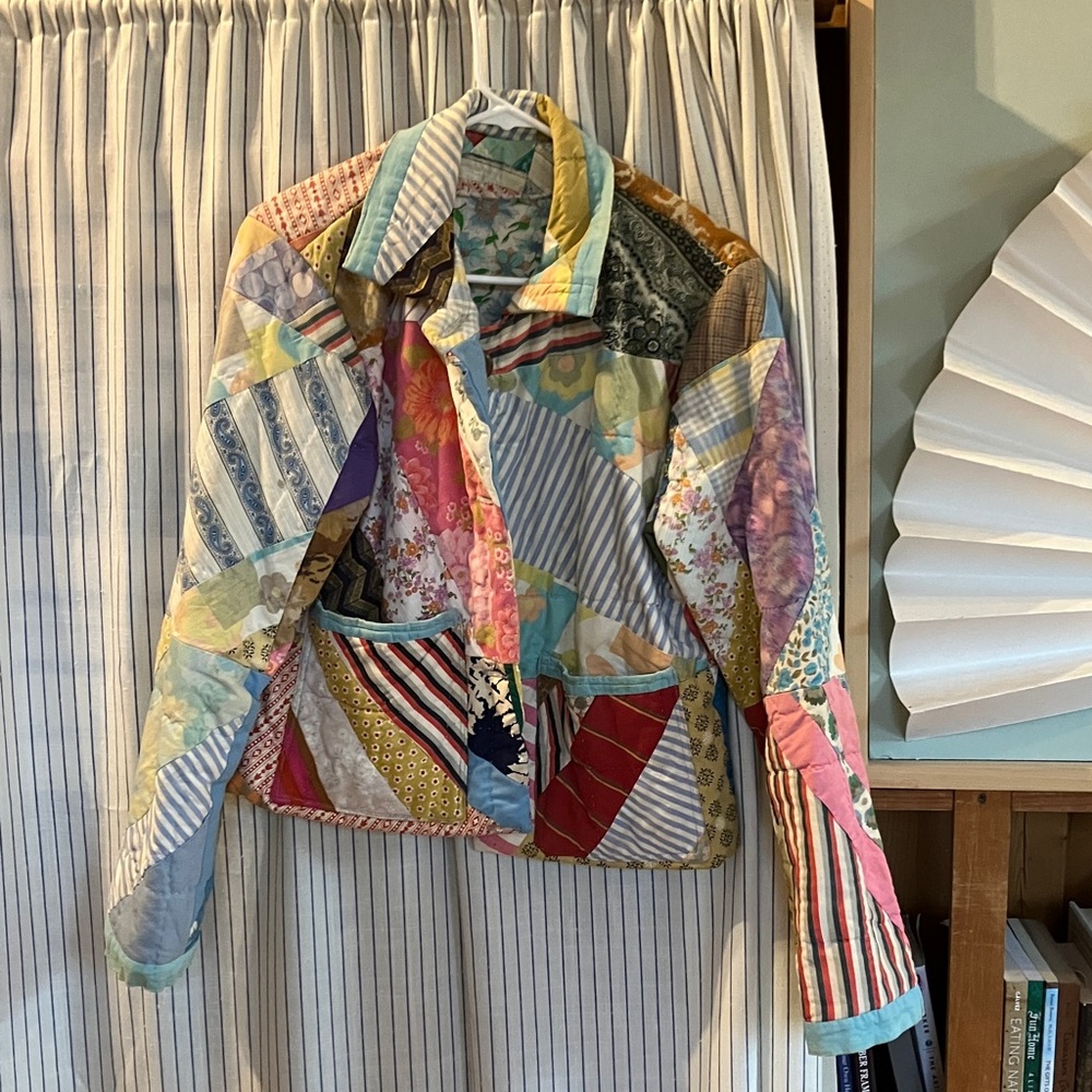 One of a kind handmade quilt Jacket